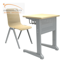 Desks and chairs Training tables and chairs Simple modern supporting tables and chairs Fireproof board study table Bending board chair