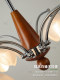 2026 New Model Living Room Chandelier, American Retro Romantic French-Style Ambiance, Artistic Petal-Shaped Main Hall Light