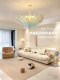 French-Style Shell Crystal Chandelier for Living Room and Dining Room, 2026 New Model, Vintage Art Designer Blue Villa Lobby Light