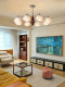 2026 New Model Living Room Chandelier, American Retro Romantic French-Style Ambiance, Artistic Petal-Shaped Main Hall Light
