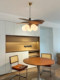 Living Room Magic Bean Chandelier, French Mid-Century Style Rattan Chandelier, Retro Cloud Fan Living Room Main Light, Dining Room Solid Wood Lighting Fixtures
