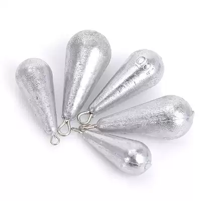 Water drop lead drop drop drop type ring lead drop heart drop Rod lead drop drop lead fall fishing lead fall fish fall