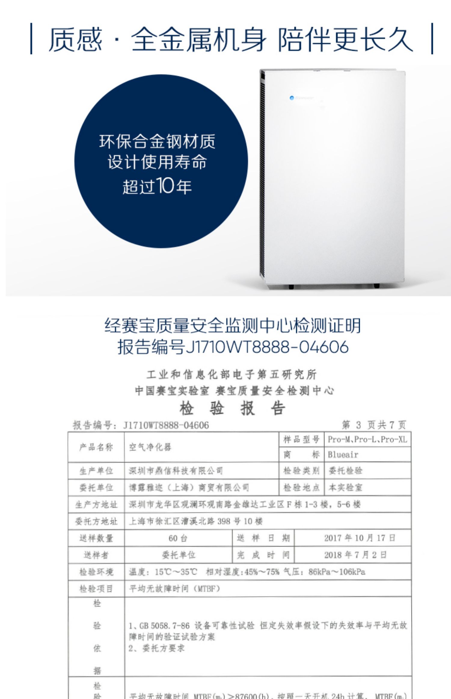 máy lọc không khí hút lông chó mèo Thụy Điển Blueair / Blueair Pro L Máy lọc không khí thông minh PM2.5 Formald Haze máy lọc không khí winix tower qs