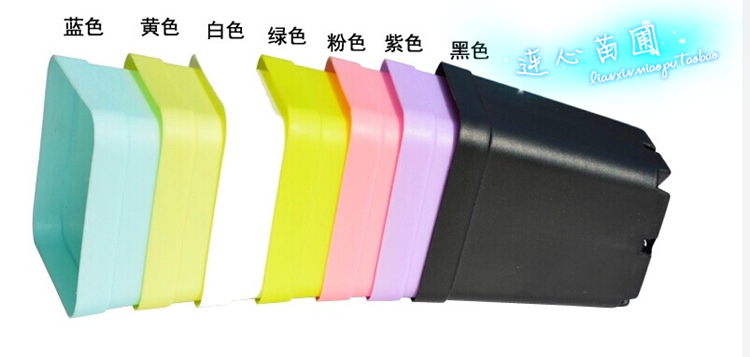 Hình vuông ban công mọng nước nhựa nhựa chậu hoa nhỏ bình hoa cá tính sáng tạo lưu vực - Vase / Bồn hoa & Kệ chậu ghép thông minh