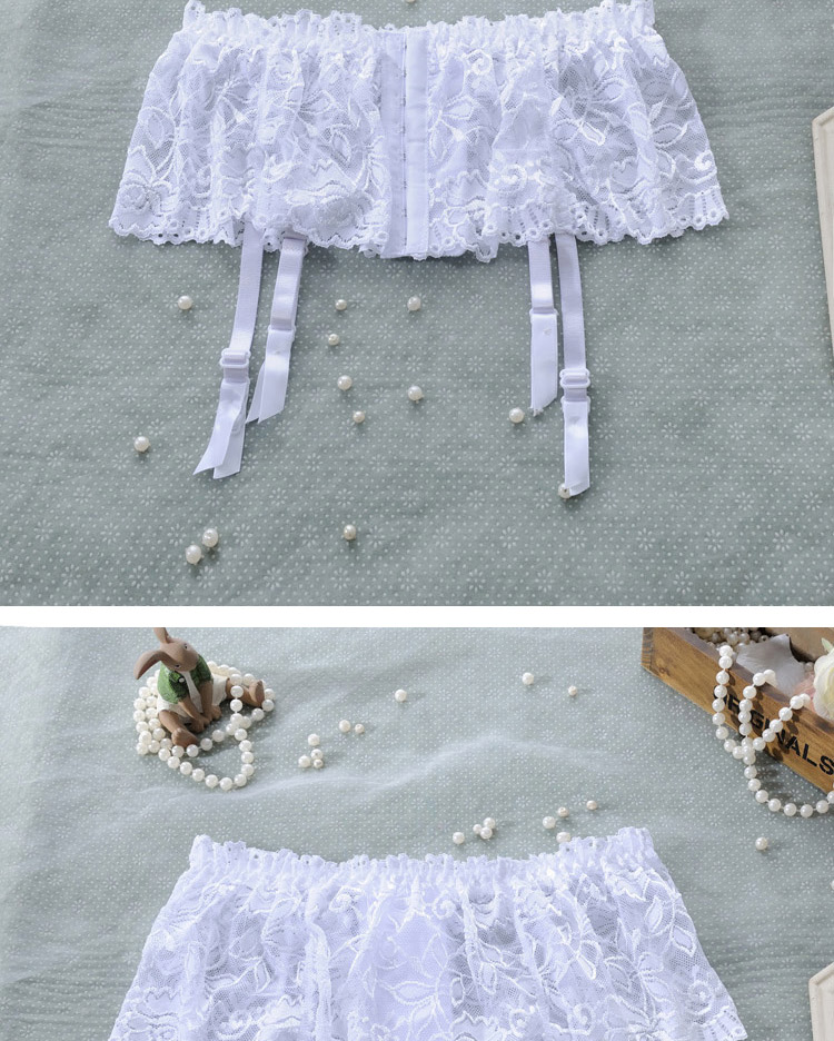 Châu Âu và Hoa Kỳ ren điều chỉnh gợi cảm khóa garter lưới gạc eo đồ lót nam và nữ dây nịt bít tất ren gợi cảm
