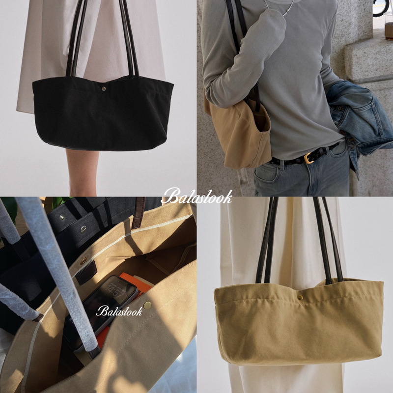 Balaslook Idaho Series Single-Shoulder Canvas Tote Bag, a Perfect Blend of Nature and Sophistication~ Balaslook Idaho Series Single-Shoulder Canvas Tote Bag, a Perfect Blend of Nature and Sophistication~