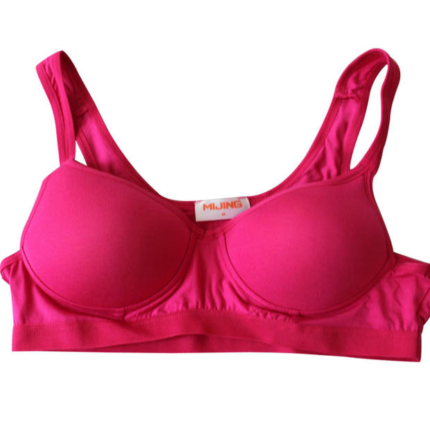 Combed cotton modal cổ V đồ lót stereo không có vòng thép áo ngực nửa chiều dài chạm đáy áo sơ mi yếm nhỏ áo thun lót nam đẹp 2021