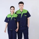 Летний комбинезон подходит для мужчин и женщин, износостойкая униформа для работы, короткий рукав