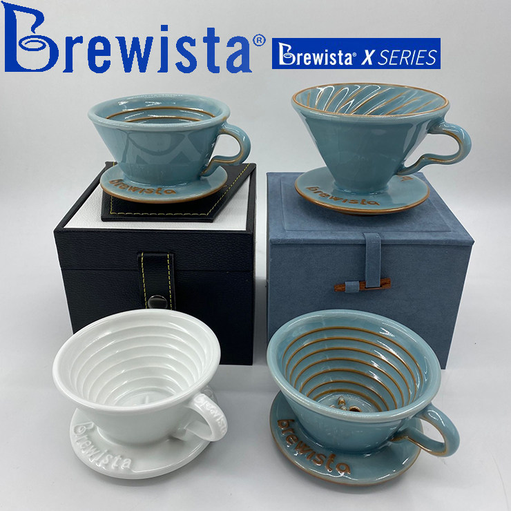 Brewista Jingde ceramic cake type hand-brewed coffee filter cup drip rack sharing pot coffee cup filter paper holder