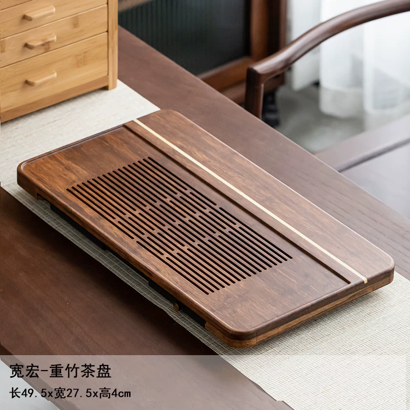 Деревянная чайная поднос для чайной церемонии Шэньсян solid wood, набор чая кунг-фу, чайная чаша, чайная чаша, простое хранение воды, миниатюрный маленький поднос для кофе