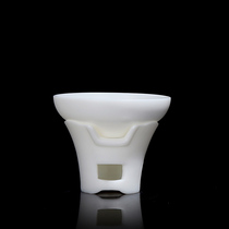 Chenxiang DeHua white porcelain tea leak jade porcelain kung fu tea set filter combination ceramic tea filter manual tea filter
