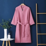 Хлопковый тонкий быстросохнущий банный халат подходит для мужчин и женщин для влюбленных