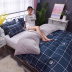 Chăn dày Falais san hô chăn đơn mảnh chăn 1,5m1,8 mét 200x230 sinh viên ab phiên bản đơn đôi chăn tơ tằm Quilt Covers