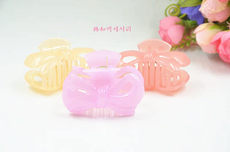 Kẹp tóc Gripper Kích Thước Lớn Bath Clip Jelly Loạt Medium Mát Clips Adult Tóc Phụ Kiện Đơn Giản Tóc Ngắn