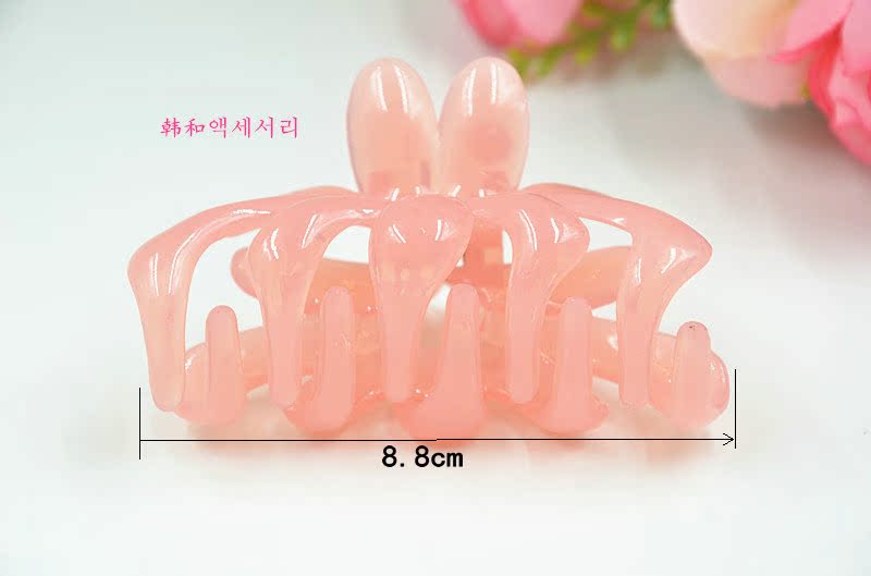 Kẹp tóc Gripper Kích Thước Lớn Bath Clip Jelly Loạt Medium Mát Clips Adult Tóc Phụ Kiện Đơn Giản Tóc Ngắn