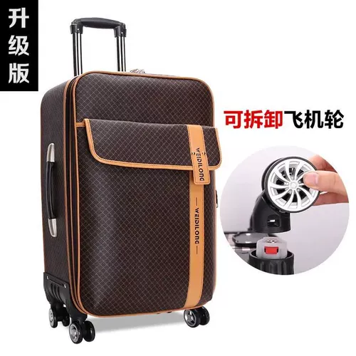 Универсальный чемодан на колесиках подходит для мужчин и женщин, ткань оксфорд, 28 дюймов, 24 дюймов, 26 дюймов