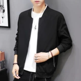 Цветная бейсбольная демисезонная трендовая куртка для отдыха, коллекция 2021, в корейском стиле, облегающий крой