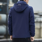 Флисовое удерживающее тепло демисезонное термобелье, съемная модная трендовая универсальная куртка, оверсайз