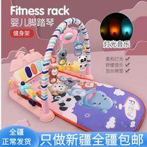 Xinjiang baby pedal music early education toy multi-functional fitness stand toddler sports comfort pedometer