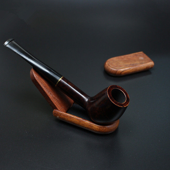 Tobacco Log Pure Wood Seat Rack Pipe Bracket Pipe Accessories Pipe Rack Single Pipe Rack Single Seat Rack Folding Vertical - Taobao