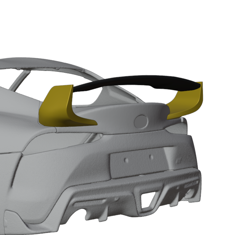 .ruipai Lighting Factory 1/24 ToyotaSupra A90 Streethunters задняя спойлер адаптирован для Tamiya