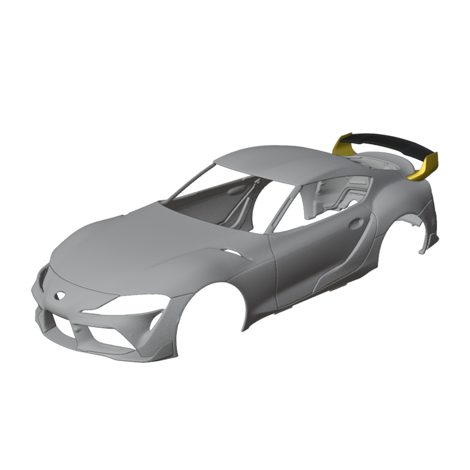 .ruipai Lighting Factory 1/24 ToyotaSupra A90 Streethunters задняя спойлер адаптирован для Tamiya