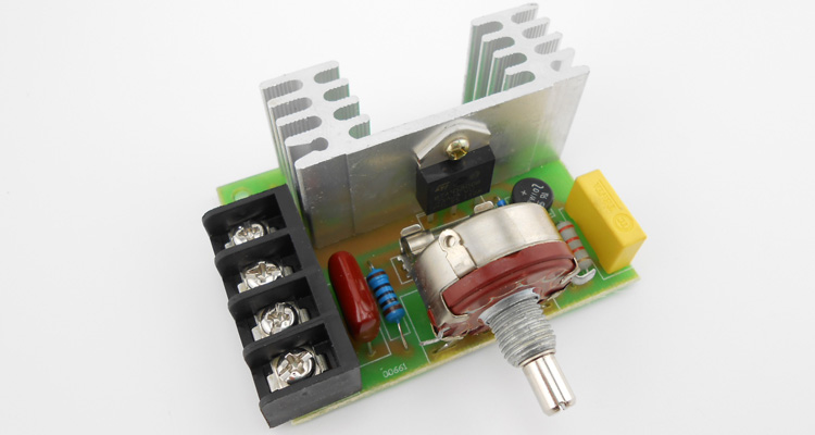 Real Internal photo of AC Thyrestor Load Regulator Dimmer Controller 4000W OutPut 0:220v AC