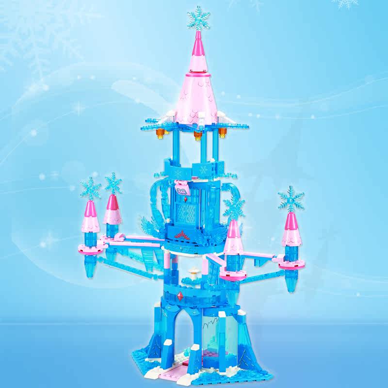 Goody Teenage Girl Hearts Dream Ye Roli Princess Classical Villa Model Parquet Plastic Building Blocks Children Puzzle Toys