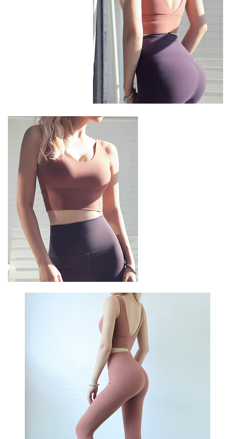 Thật vậy, kỳ quặc kiểu yoga vest sâu V tập hợp những khuôn mẫu chạy bộ chống sốc áo khoác tập gym nữ