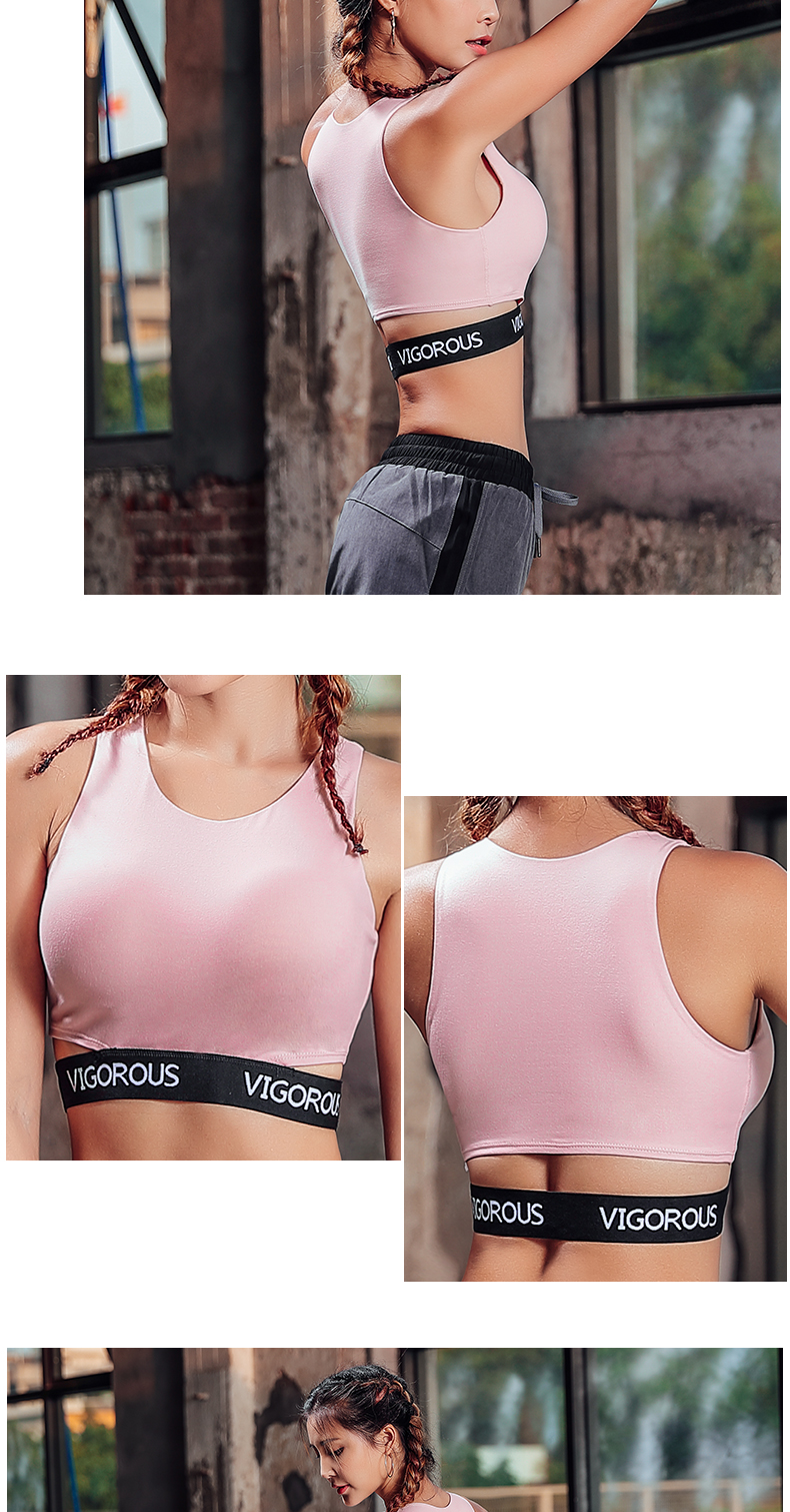 Thật vậy hình lẻ vest áo ngực yoga vẻ đẹp trở lại tập thể dục chống sốc chạy tập hợp thể thao đồ lót nữ chuyên nghiệp áo ngực ao tap yoga