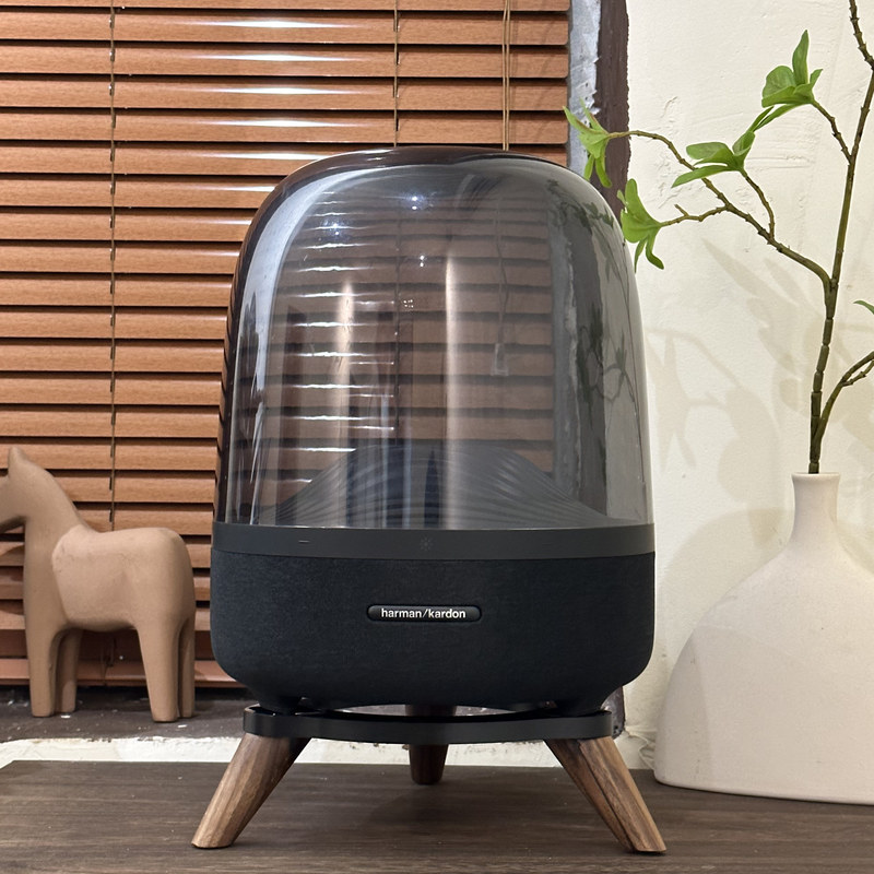 For Harman Kardon Floating Base, Glass 3/4/5, Crystal 4/5 Desktop Solid Wood Shock-Absorbing Metal Speaker Stand For Harman Kardon Floating Base, Glass 3/4/5, Crystal 4/5 Desktop Solid Wood Shock-Absorbing Metal Speaker Stand
