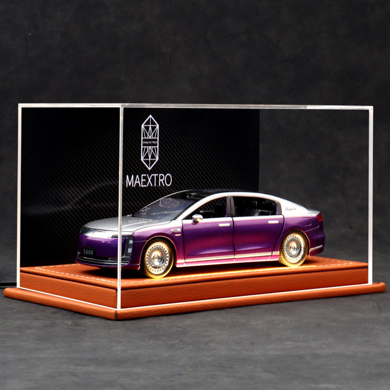 1/32 Zunjie S800 Domestic New Energy Luxury Sedan Model Simulation Car Toy Collectible Ornament Gift for Men