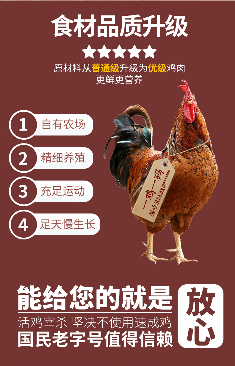 中华老字号 国家非物质文化遗产  德州扒鸡 550g/盒 图4