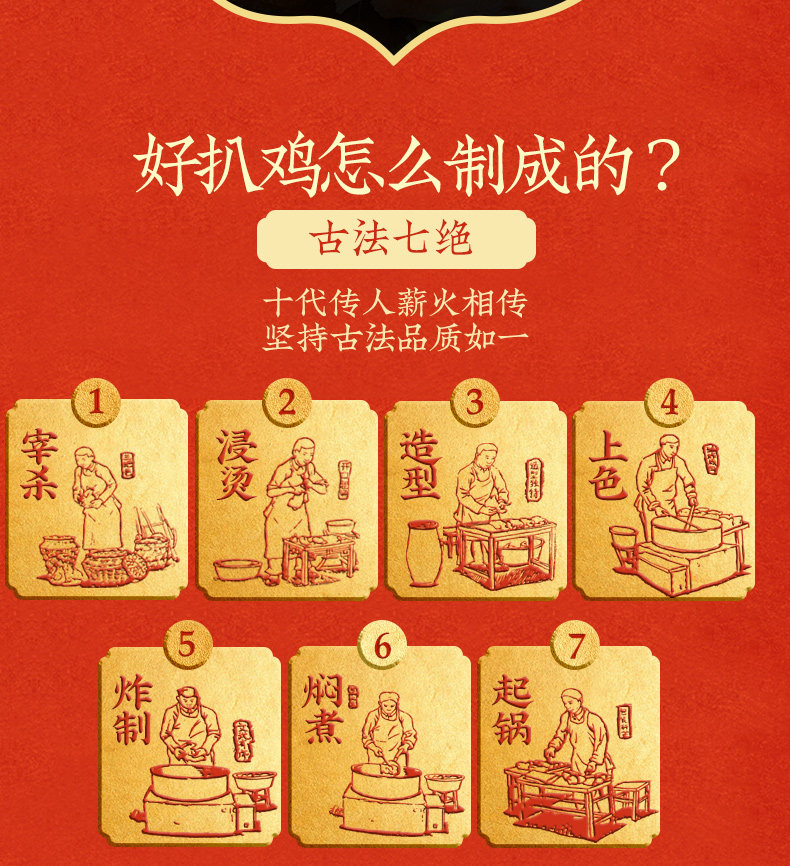 天猫超市 中华老字号 德州扒鸡 400g 图10