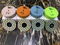 Riding front four-step piece Wall dry grinding piece 3 inch grinding piece marble polishing machine wall trim edge open thick 4 steps in place