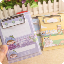Post-it Korean ins creative Post-it notes cute cartoon less girl Net red board clip can be torn note N Post