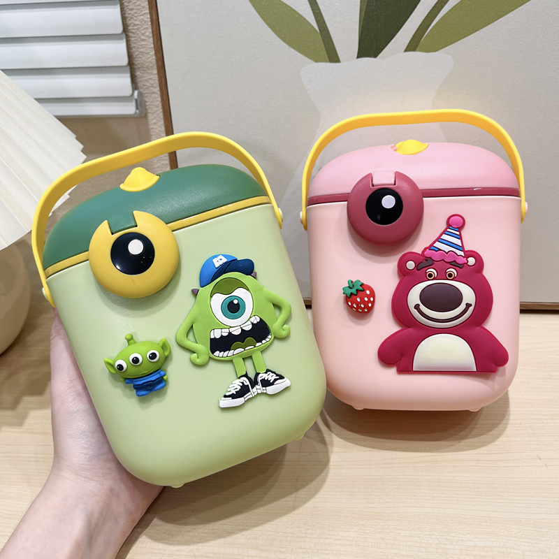Baby Milk Powder Tank Sealed Storage Sealed Tank Baby Milk Powder Box Cute Cartoon Portable Outgoing Rice Flour packing box-Taobao