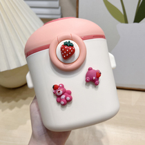 Large-capacity baby milk powder box portable out-and-out food supplement rice noodle box baby milk powder storage tank snack tank moisture-proof