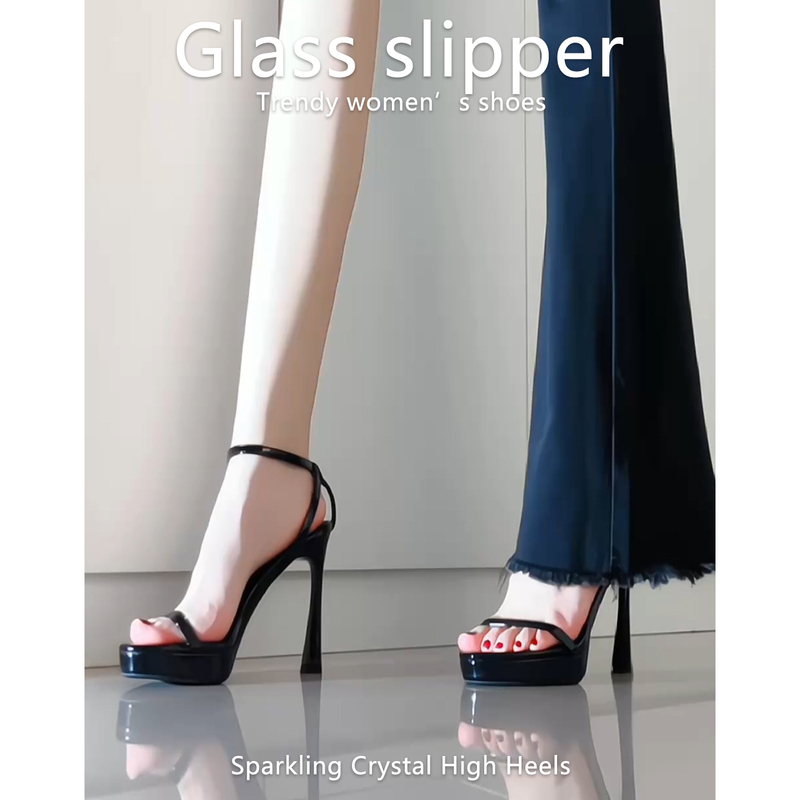 2026 Summer New Style High Platform High Heels Women's Stiletto Sexy Versatile Height-Increasing Sandals 11cm
