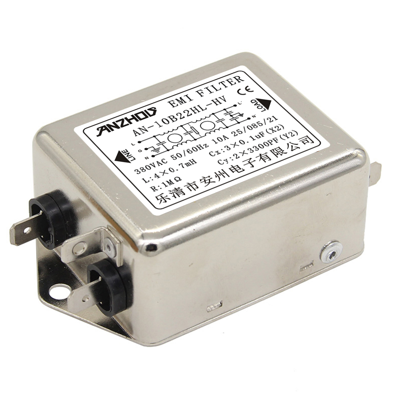 Anzhou 380V440V high voltage type double-section power filter AN-10B22HL-HV AN-6B22HL-HV