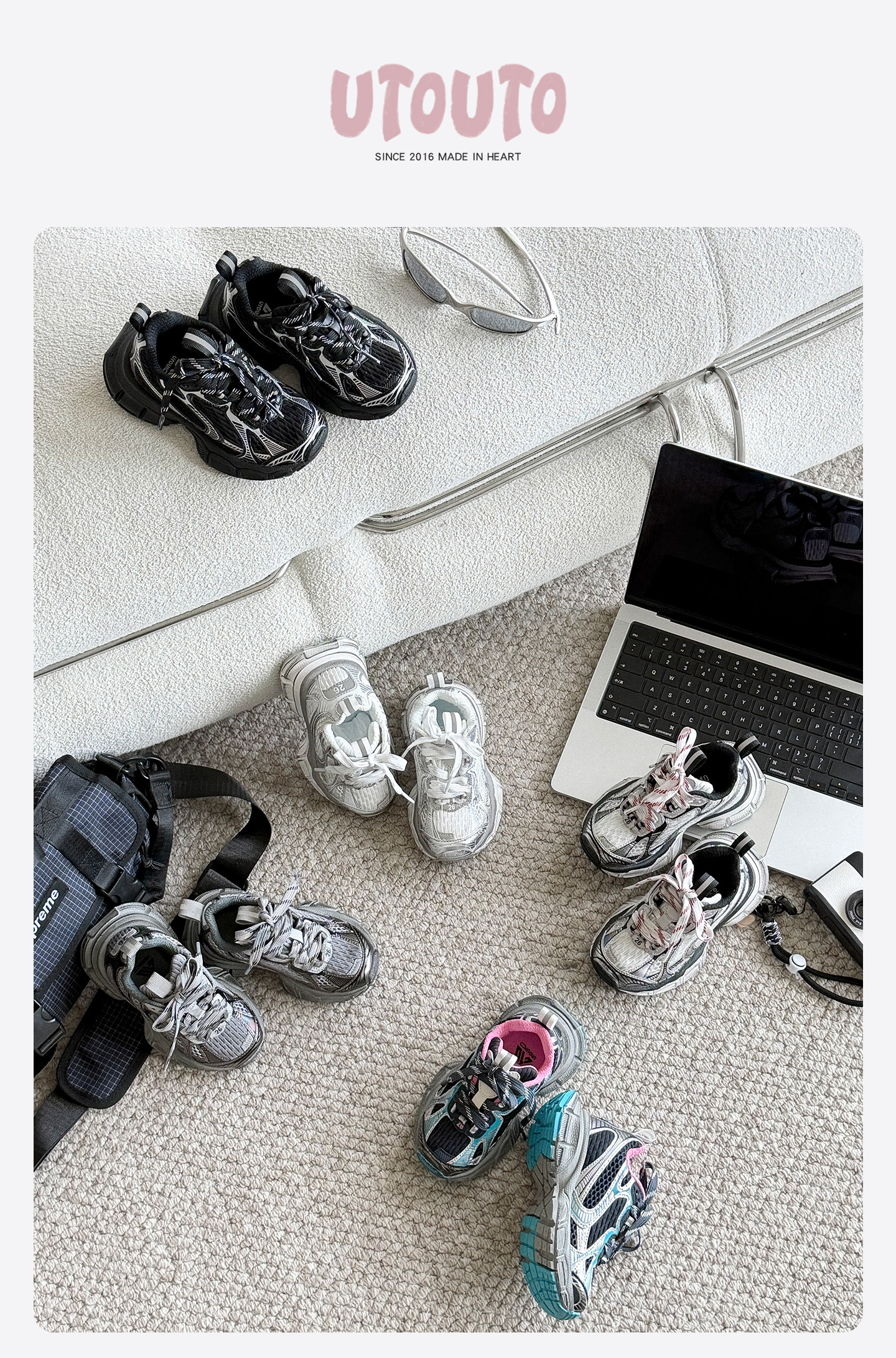 Big-Eared Elephant Girl's Casual Personality Sneakers 2026 Autumn New Versatile Trendy Vintage Dad Shoes — 2