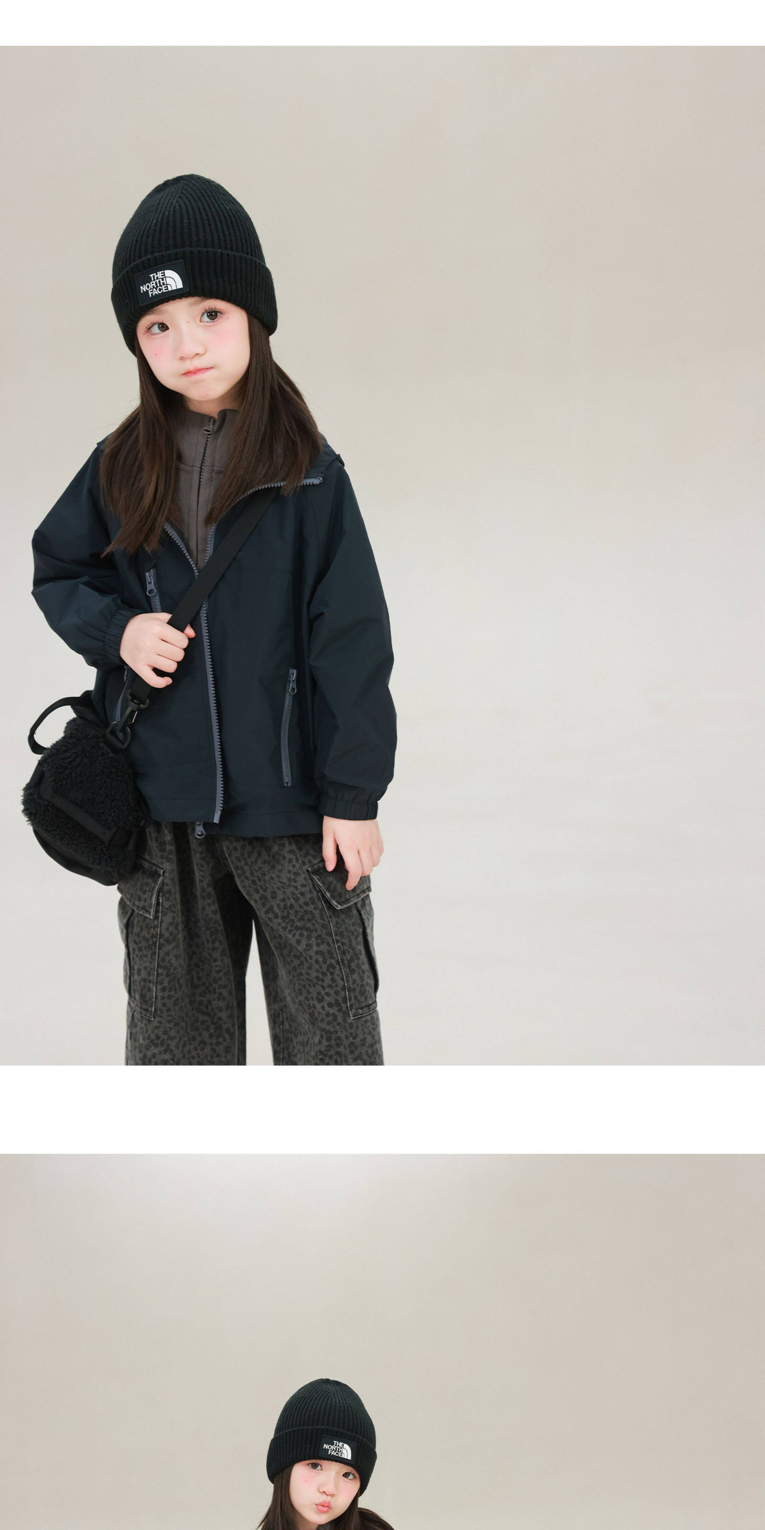 Big-Eared Elephant Girl's Solid Color Hooded Windbreaker Jacket 2026 Autumn New Model Lightweight Quick-Dry Windproof Top — 33