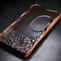 Solid Wood tea tray tea ceremony ebony tea tray tea table kung fu tea whole carved ebony wood tea tray