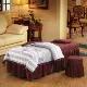 khăn trải giường đẹp mới denim hoa màu xám xanh đồng bằng đơn giản giường massage ấm áp bao gồm một gia đình bốn vườn custom-made - Trang bị tấm