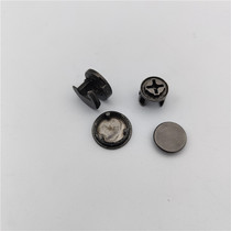New alloy cover three-in-one connector Cabinet body non-porous combination screw cover hidden fixed layer plate support accessories