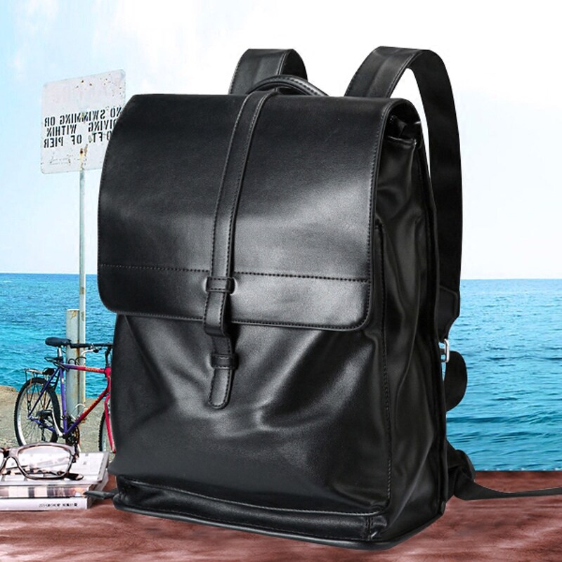 Double Shoulder Bag Men Genuine Leather Bull Leather Bag Business Casual Travel Bag Male Korean Edition Computer Package Brief Fashion Trends