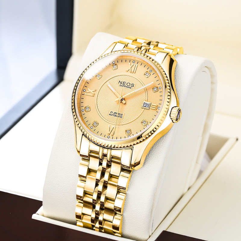 Leo Shi 2021 new ten famous watch steel belt automatic brand male watch watch men's mechanical watch calendar