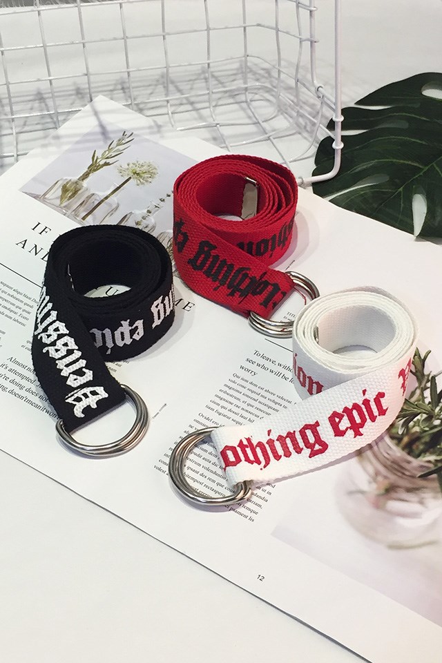 Thái mới phong cách Harajuku retro thư vải giản dị vành đai nam và nữ vành đai hoang dã vành đai sinh viên that lưng nam giá rẻ