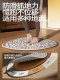 Acupressure Mat with Liquid Soft Gel, Solid, for Ultra-Slow Jogging, Foot Massage, Indoor Use, Enlarged Stepping Surface, Foot Stepping, Meridian Stimulation, Toe Pressure Mat