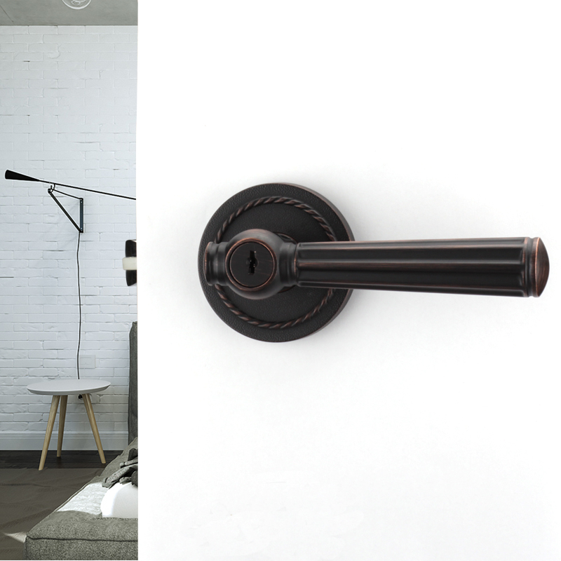 Indoor Bedroom Room Door Lock Dressing Room Toilet Door Handle